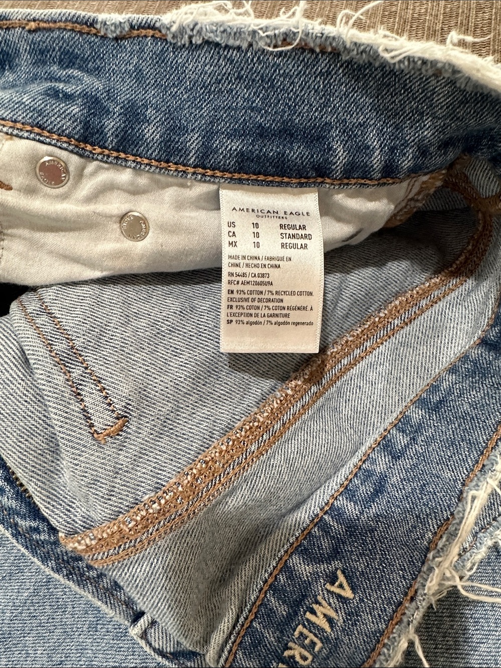 American Eagle 90’s straight women’s jeans - Picture 5 of 6